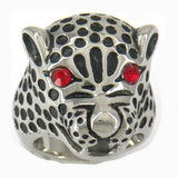 STAINLESS STEEL LEOPARD RING
