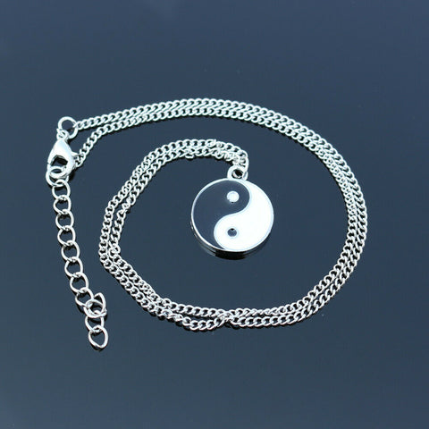 Alloy  Double Sided Resin Yin Yang Necklace or Earrings