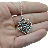 Celtic Luckenbooth Pendant with 16 inch plus 2 in chain