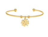 316L Stainless Steel Open Clover Bracelet