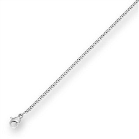 Stainless Steel 20 in 2 mm Curb Chain with lobster clasp