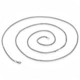 Stainless Steel 18.12 Inch (46 cm) 1.5  mm Venetian Box Neck Chain Necklace