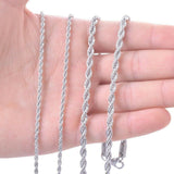Stainless Steel 24 Inch 4 mm  Rope Necklace