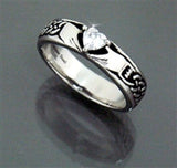 Stainless Steel CELTIC CLADDAGH RING