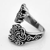 Celtic Knot Claw Ring Size 11