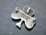 Hand Brushed Shamrock & Trinity Pin/Pendant