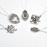 Celtic Luckenbooth Pendant with 16 inch plus 2 in chain