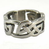 Stainless Steel Celtic Infinity Knot SZ 10 ring