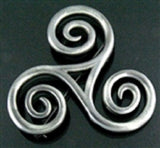 Pewter Triskele Celtic Pin