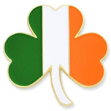 Shamrock Irish Flag Lapel Pin