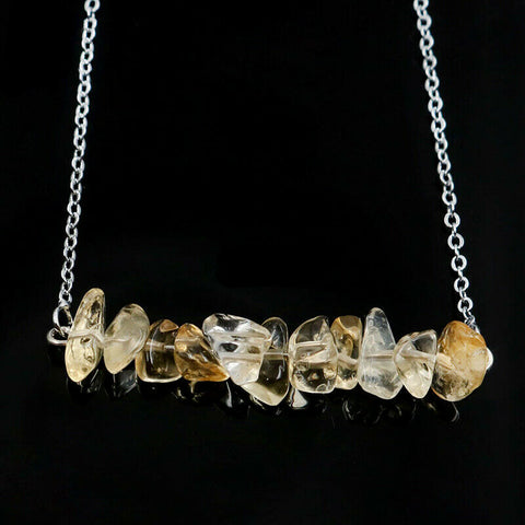 Citrine ( Natural ) Necklace Yellow 45cm(17 6/8") long