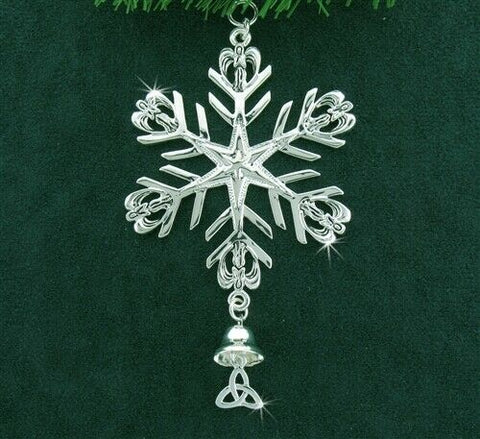 Pewter Trinity Angel SnowWonders Snowflake Ornament/Pendant