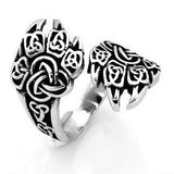 Celtic Knot Claw Ring Size 11