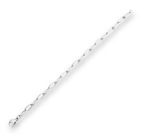 STAINLESS STEEL OVAL LINK CHAIN 24 inch 4mm