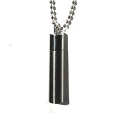 Stainless Steel Stash Pendant that opens to store your Keepsakes no chain