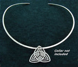 Pewter Triple Trinity Knot Brooch/Pendant