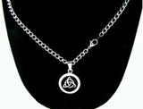 Stainless Steel Trinity Pendant No Chain