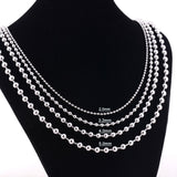 Stainless Steel 20 Inch 3.2mm Ball Link Neck Chain Necklace