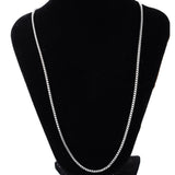 Stainless Steel 21 5/8(55cm) Inch 2 mm Box Neck Chain Necklace