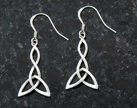 "Sleek Galway" Trinity Earrings