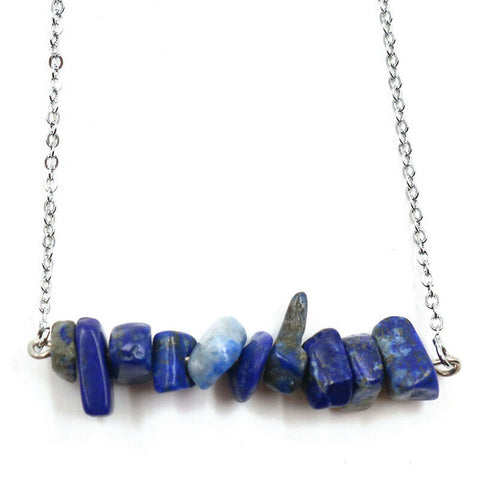 Lapis Lazuli ( Natural ) Necklace Deep Blue 45cm(17 6/8") long