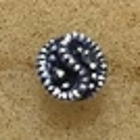 Sterling Silver Marcasite Yin And Yang Stud Earring (1 pair)