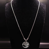 Stainless Steel Celtic Tree of Life Necklace with 28 in chain