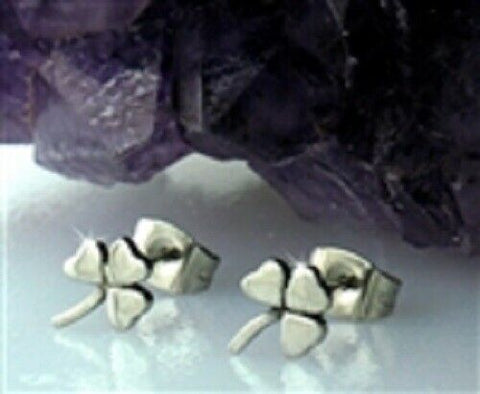 Small Stainless Steel Irish Shamrock Post Earring