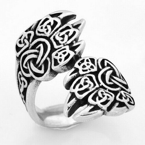 Celtic Knot Claw Ring Size 11