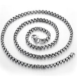 316L Stainless Steel  70 cm (27.56 in) 2 mm Rounded Box Neck Chain Necklace