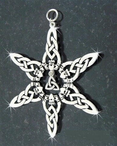 Trinity Claddagh SnowWonder Ornament/Pendant