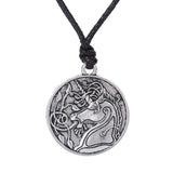 Double Sided Unicorn Necklace with Full Length Adjusting Black Cord