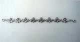 Celtic Rhodium Plated Pewter Scottish Thistle bracelet