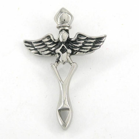 STAINLESS STEEL JEWELRY ANGEL WING PENDANT no chain