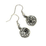 Irish Pewter Celtic Knotwork Earrings