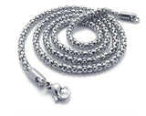 Stainless Steel Popcorn Chain 2.4 mm 22,24 in