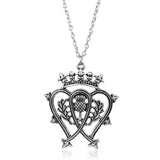 Celtic  Scottish Thistle  Luckenbooth pendant with chain
