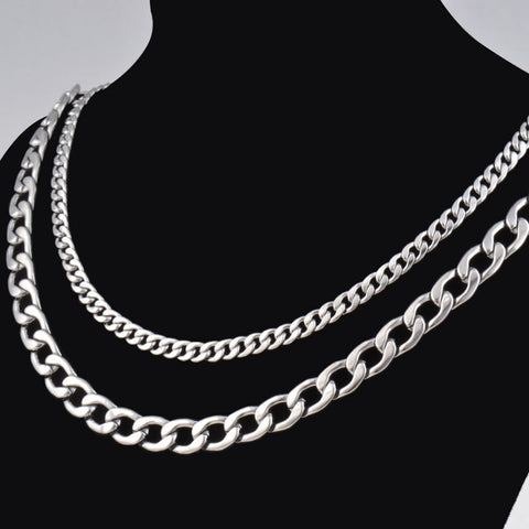 Stainless Steel 22 Inch 5.5 mm Cuban Curb Chain