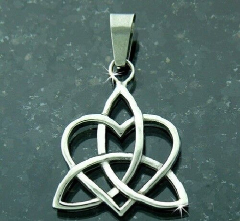 316 L Stainless Steel  Sister's Knot Trinity Pendant no chain