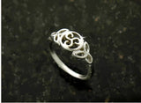 Trinity & Triskelion Sterling Silver Ring