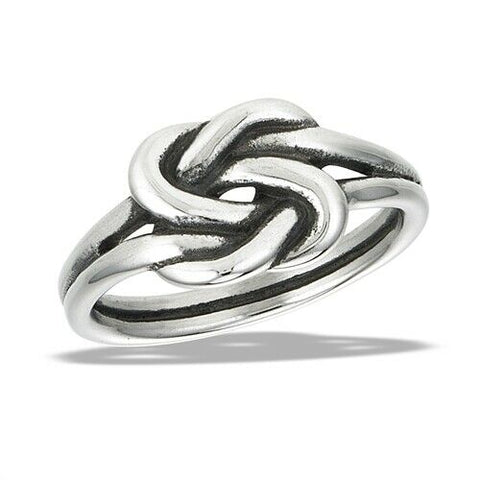 Stainless Steel Double Knot Ring