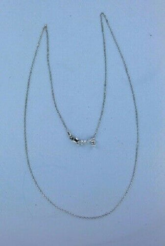 Sterling Silver 24inch Adjustable,.7mm D/C Cable Chain with 9mm  Lobster Clasp
