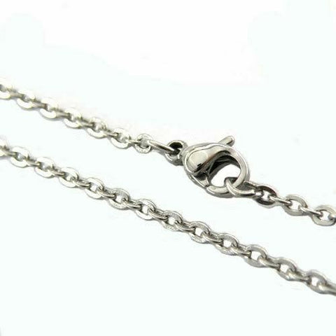 Stainless Steel 45 cm (17.72 in) 1 mm Link Neck Chain Necklace