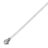 STAINLESS STEEL ROUND CABLE CHAIN  .8 mm 24 in