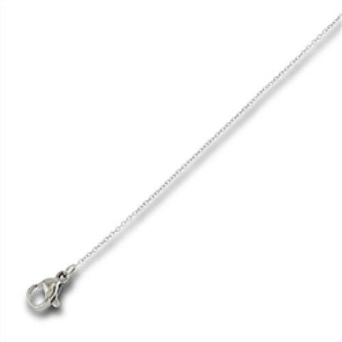 STAINLESS STEEL ROUND CABLE CHAIN  .8 mm 24 in