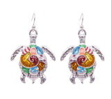 Multi-color Earrings Horse, Elephant, Turtle, Crab, Butterfly, Dolphin, Starfish
