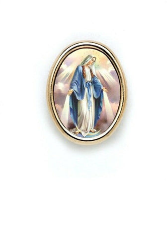 Our Lady of Grace Photo Lapel Pin (2 Pieces) Made in USA