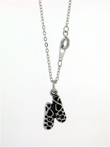 Celtic Pewter Ghillie Irish Soft Shoes 18" Necklace