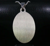 Stainless Steel Sacred Heart of Jesus Pendant and 20 in Chain