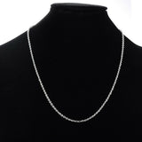 Stainless Steel 25 5/8(65cm) Inch 2.5 mm link cable Chain Necklace